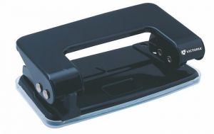 Děrovačka, černá, na 10 listů, VICTORIA