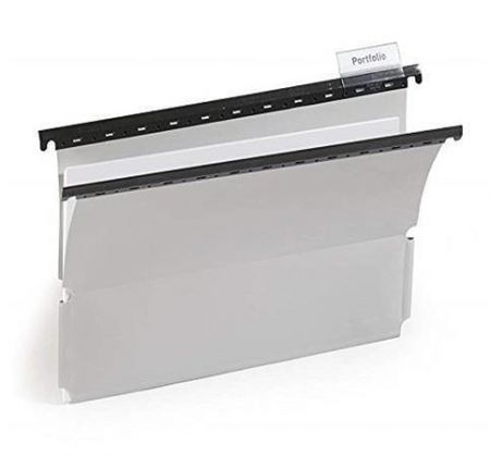 Závěsné desky, šedá, PP, bočnice, DURABLE