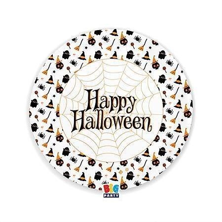 Talíř "Halloween", 22 cm, papír, 10 ks/balení, 2370076315