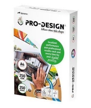 Xerografický papír, pro digitální tisk, A4, 250g, PRO-DESIGN