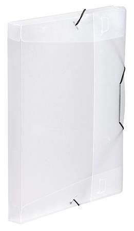 Desky s gumičkou "Propyglass", transparentní, PP, 30 mm, A4, VIQUEL