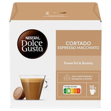 Kapsle do kávovaru, 16 ks, NESCAFÉ "Dolce Gusto Cortado"
