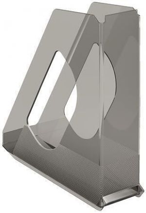 Stojan na časopisy "Europost", kouřová, 68 mm, plast, ESSELTE