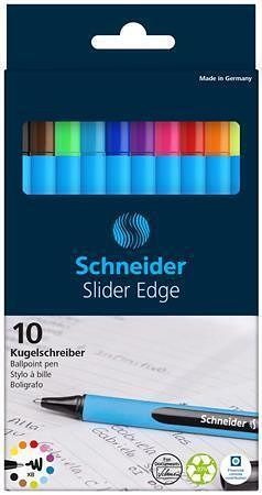 Kuličkové pero "Slider Edge XB" sada, mix barev, 0,7 mm, s uzávěrem, SCHNEIDER