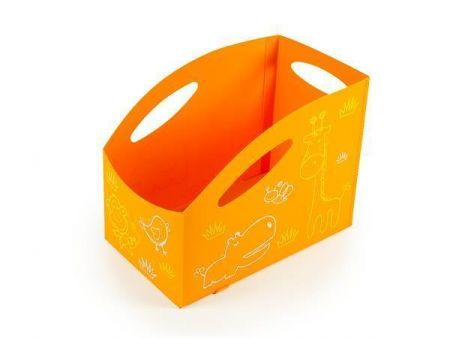 Dětský úložný box "L", velký , oranžová, PRIMOBAL
