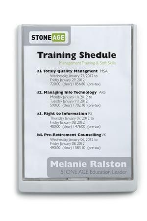 Informační tabulka "CLICK SIGN", bílá, 210 x 297 mm, DURABLE 486702