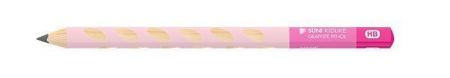 Grafitová tužka "Kidlike", pastelově růžová, HB, trojhranná, ICO 7130120001