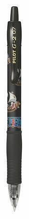 Gelové pero "G-2 One Piece", černá, 0,32 mm, stiskací mechanismus, PILOT BL-G2OP-B