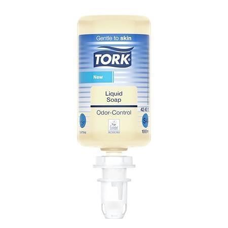 Tekuté mýdlo "Odor-Control", transparentní, 1 l, S4, TORK