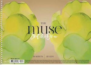 Skicák, náčrtník "Sketch &amp; Draw Muse", A4, 50 listů, 115 g, SHKOLYARYK PB-SC-050-317