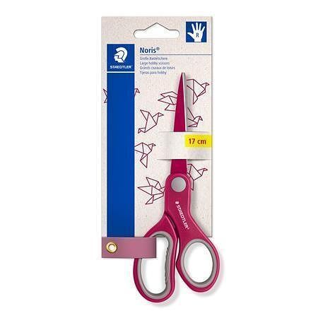 Nůžky "Noris 965", burgundy červená, hobby, 17 cm, STAEDTLER 965 17P BK1