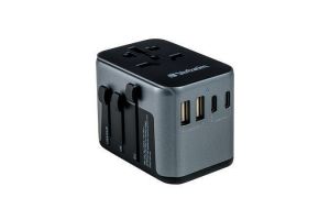 Cestovní adaptér "UTA-03", univerzální, USB-A (QC 3.0) / USB-C (PD30W) 2x USB, VERBATIM 49