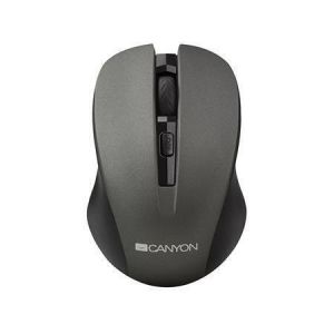 Myš "MW-1", šedá, bezdrátová, optická, USB, CANYON CNE-CMSW1G