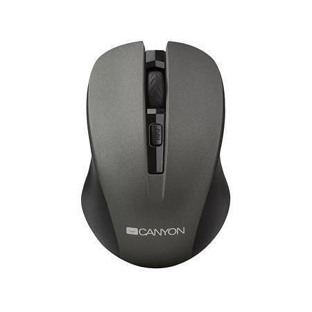 Myš "MW-1", šedá, bezdrátová, optická, USB, CANYON CNE-CMSW1G
