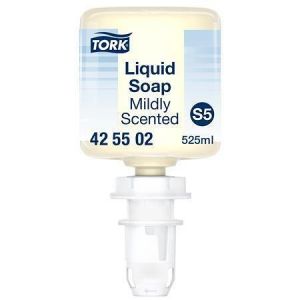 Tekuté mýdlo jemně parfémované "Mini", světle žlutá, 0,525 l, systém S5, TORK 425502