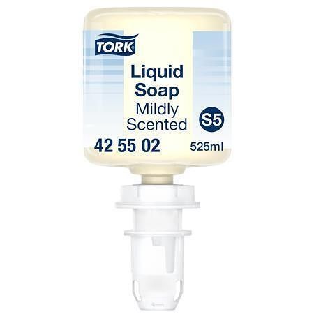 Tekuté mýdlo jemně parfémované "Mini", světle žlutá, 0,525 l, systém S5, TORK 425502