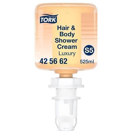 Sprchový gel na vlasy a tělo "Mini Luxus", jantarová, 0,525 l, systém S5, Premium, TORK 42