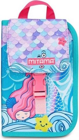 Penál plný "4Zip", mořská panna, MITAMA 64854