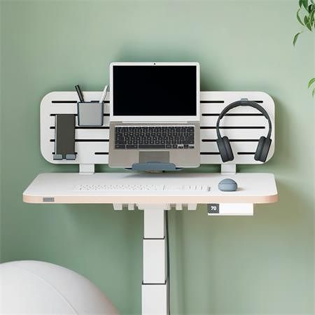 Stolní organizér s držákem na notebook "Ergo", bílá, 80 x 25 cm, LEITZ 65490000