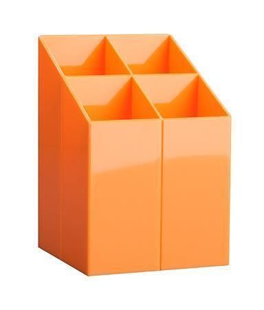 Stojánek na psací potřeby, oranžová, ICO 9570009004