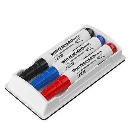 Popisovač na bílou tabuli a flipchart "11 XXL", 3 barvy, 1-3 mm, kuželový hrot, ICO 957016