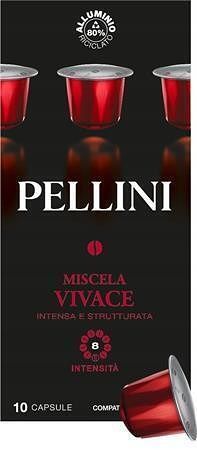 Kávové kapsle "Miscela Vivace" kompatibilní s Nespresso, 10 ks, PELLINI 329940191