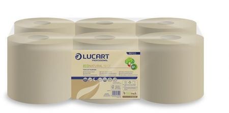 Utěrka "EcoNatural 19 CF", havana hnědá, role, 2 vrstvy, LUCART 861133J