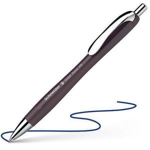 Kuličkové pero "Slider Rave XB", švestkově fialová, 0,7 mm, stiskací mechanismus, SCHNEIDE