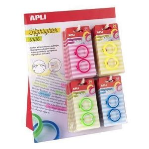 Lepicí pásky, displej/32ks, mix barev, APLI 19665