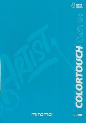 Sešit "Color Touch", A4+, linkovaný s okraji, 52+2 listů, tyrkysová, MITAMA 62176-90147
