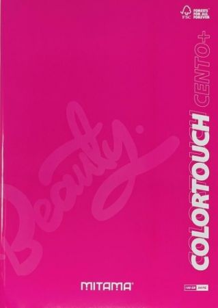 Sešit "Color Touch", A4+, linkovaný s okraji, 52+2 listů, růžová, MITAMA 62176-90146