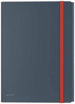 Spisové desky "Cosy", matně šedá, A4, PP, s gumičkou, LEITZ