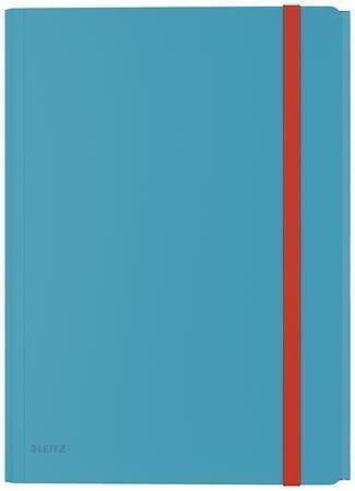 Spisové desky "Cosy", matně modrá, A4, PP, s gumičkou, LEITZ