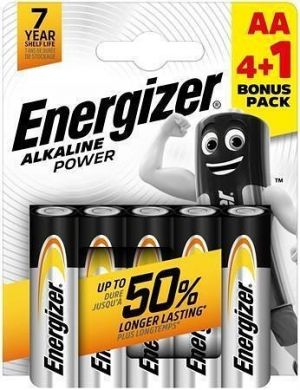 Baterie "Alkaline Power", AA, 4+1 ks, ENERGIZER EPAAB4+1
