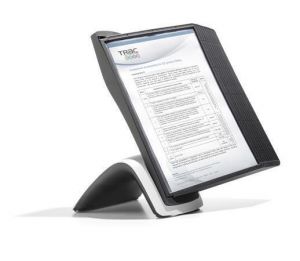 Stolní držák s kapsami "SHERPA®", černá, 10 kapes, DURABLE