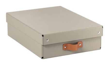 Úložný box "Puro", pískově béžová, velikost M - nízký, 2 ks/balení, LEITZ 61480012