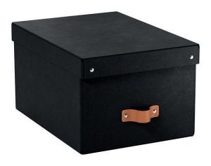 Úložný box "Puro", černá, velikost M, 2 ks/balení, LEITZ 61490095