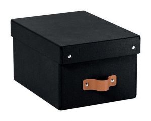 Úložný box "Puro", černá, velikost S, 2 ks/balení, LEITZ 61470095