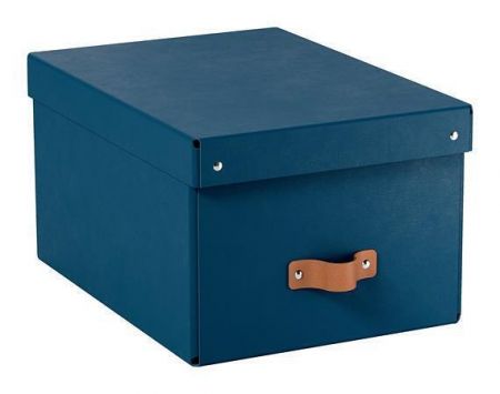 Úložný box "Puro", oceánově modrá, velikost M, 2 ks/balení, LEITZ 61490068