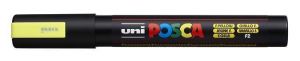 Akrylový popisovač "Posca PC-5M", fluorescenční žlutá, 1,8-2,5 mm, UNI 2UPC5MFS