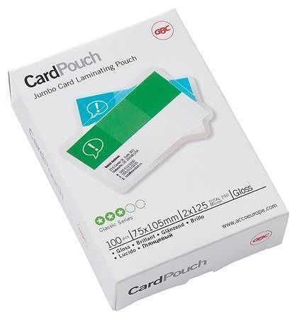 Laminovací kapsy, 75 x 105 mm, lesklá, 125 micron, GBC 3740303