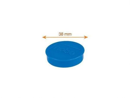 Magnety, modrá, 38 mm, 4 ks, NOBO 1901453