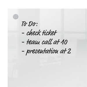 Poznámková tabulka "Home", transparentní, akrylová, 30 x 30 cm, NOBO 1915619