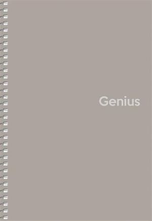 Spirálový sešit "Genius", mix motivů, čtverečkovaný, A5, 80 listů, PP desky, SHKOLYARYK A5