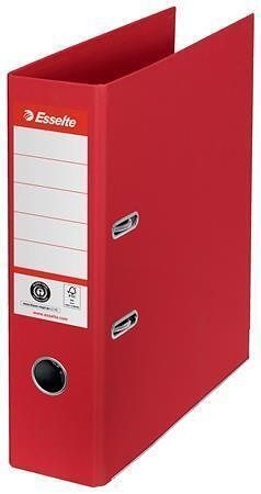 Pořadač "No.1", červená, 75 mm, ochranné spodní kování, ESSELTE