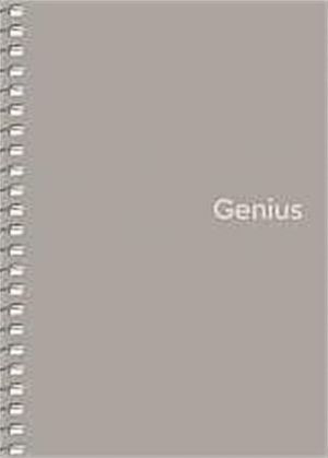 Spirálový sešit "Genius", mix motivů, čtverečkovaný, A6, 80 listů, PP desky, SHKOLYARYK A6