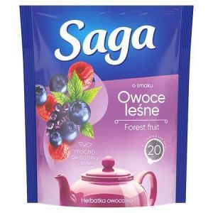 Ovocný čaj, lesní ovoce, 20x1,7 g, SAGA