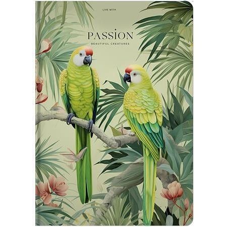 Zápisník "Live with Passion", A4, linkovaný, 80 listů, SHKOLYARYK A4-IC-080-7033L