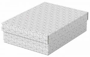 Archivační, dárková krabice "Home", bílá, 3 ks, ESSELTE