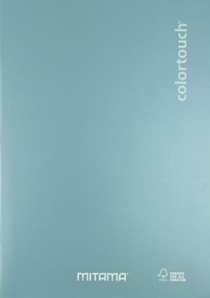 Sešit "Color Touch", A5+, linkovaný, 40+2 listů, sv. zelená, MITAMA 62002-90220